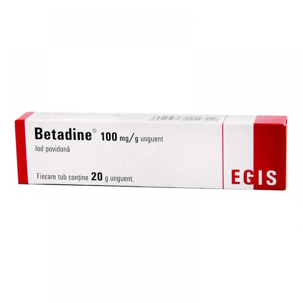 Betadine unguent, 100 mg/g, 20 g, Egis Pharmaceutical