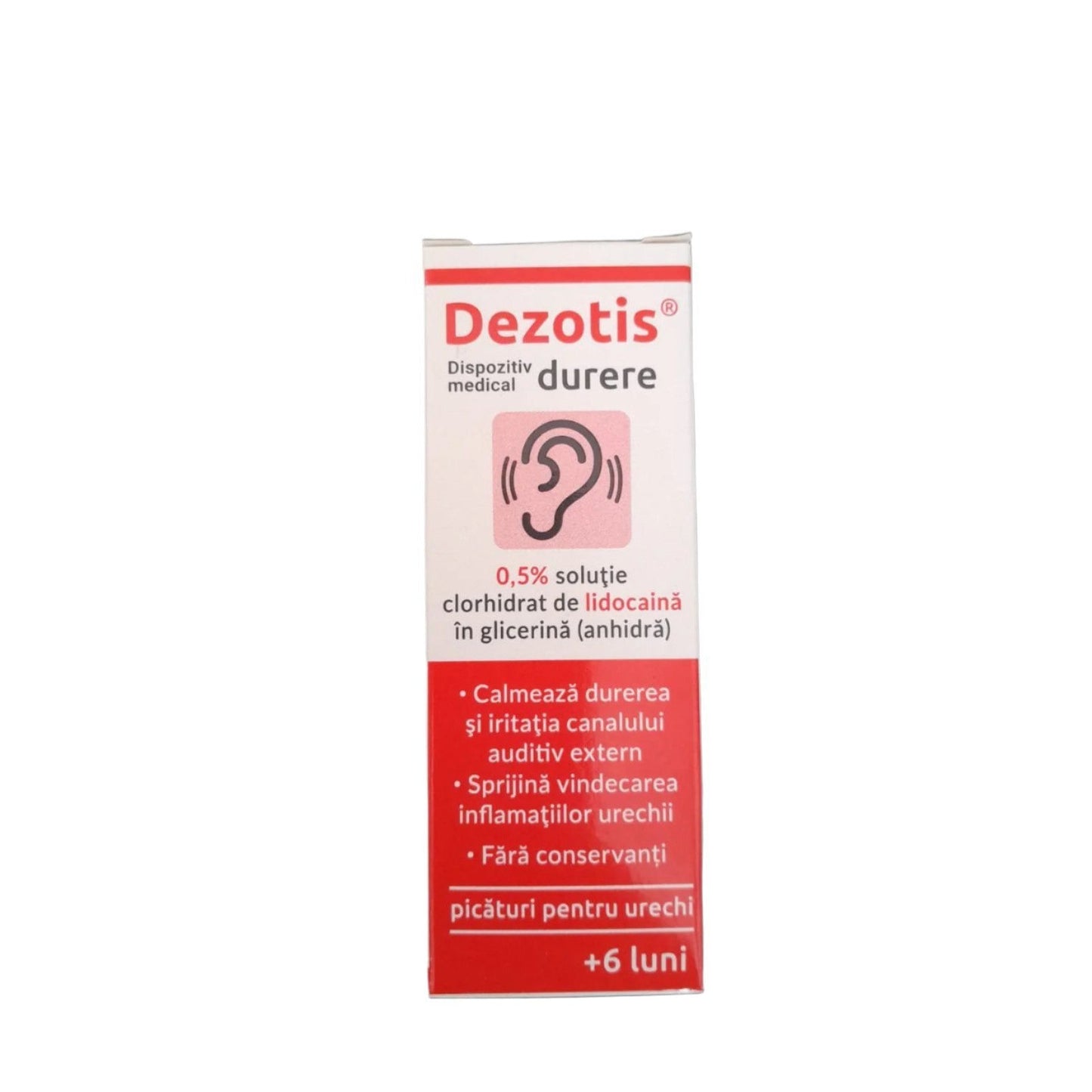 Dezotis Durere, Solutie Auriculara cu Lidocaina, Zdrovit