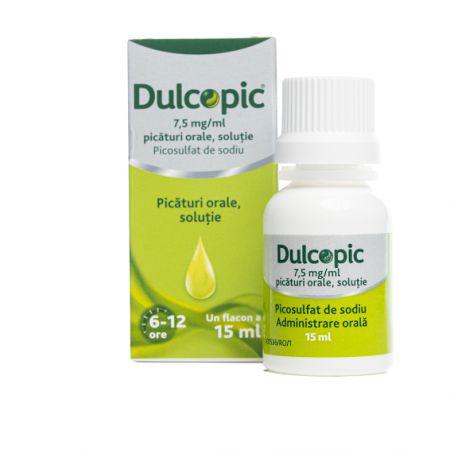 Dulcopic, 7,5 mg/ml picături orale soluţie, 15 ml, Sanofi