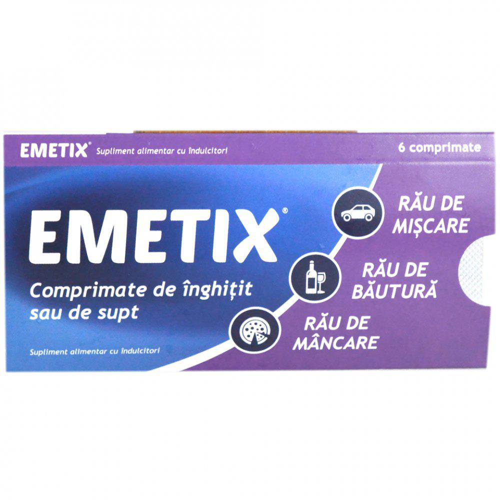 Emetix, 6 comprimate, Fiterman