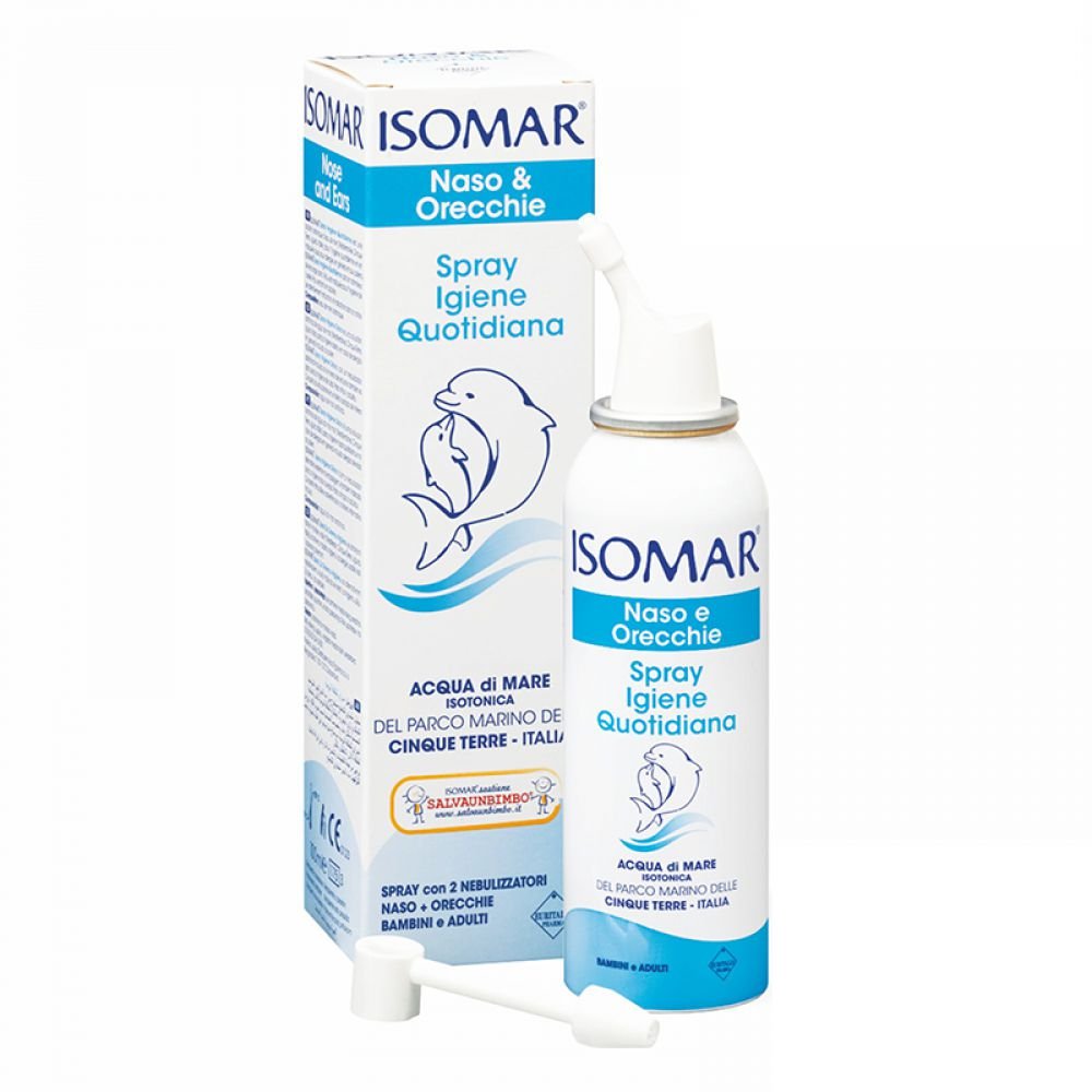 Isomar Spray Nazal cu Apa de Mare pentru Nas si Urechi x 100 mL