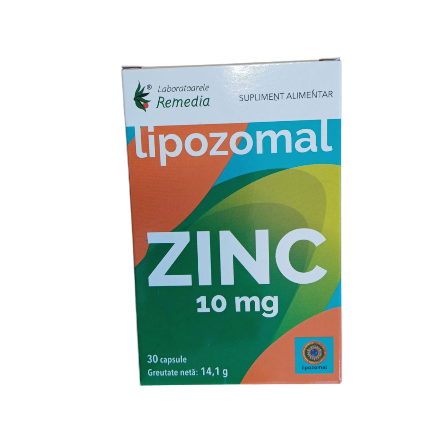 Lipozomal zinc 10mg, 30 capsule, Remedia