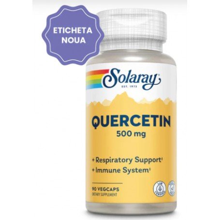 Quercetin 500mg Solaray, 90 capsule, Secom