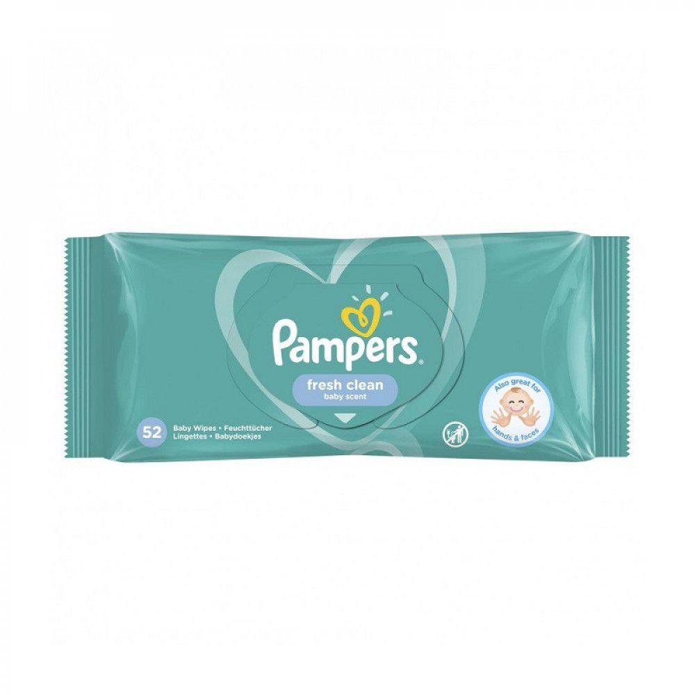 Servetele umede Fresh Clean, 52 buc, Pampers