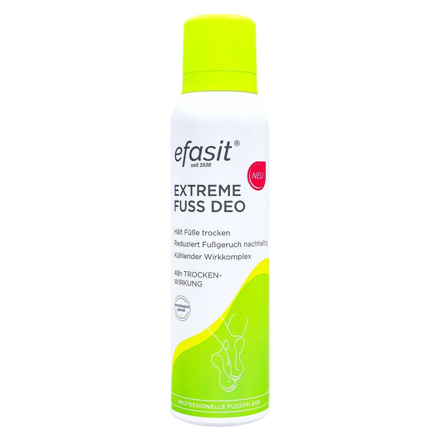 Spray deodorant pentru picioare Efasit Extreme, 150 ml, Kyberg