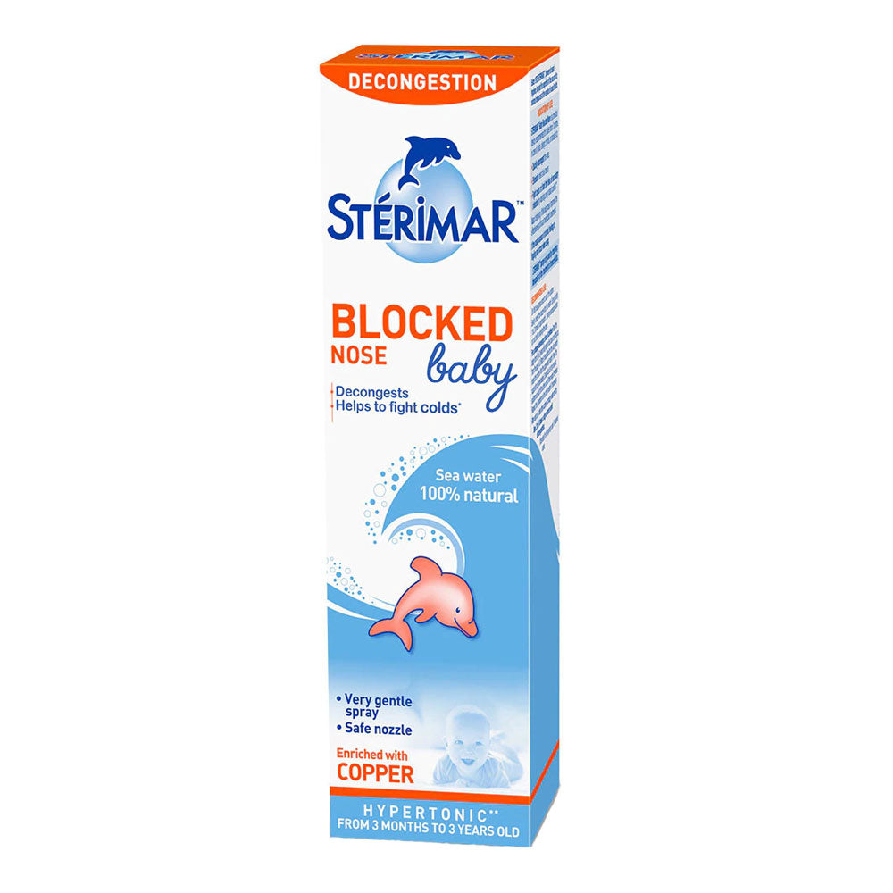 Spray nazal Sterimar Blocked Nose Baby, Cupru, Hypertonic, 50 ml, Lab Fumouze