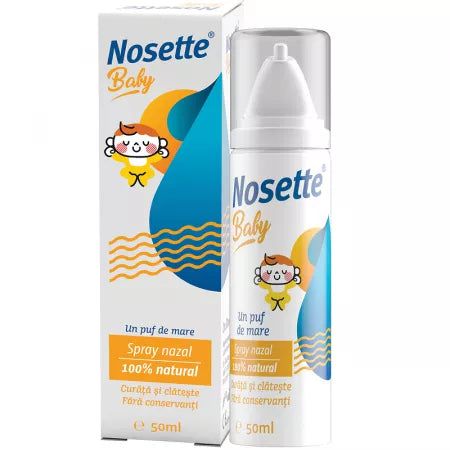 Spray nazal apa de mare izotonica Nosette Baby, 50 ml, Dr. Reddys