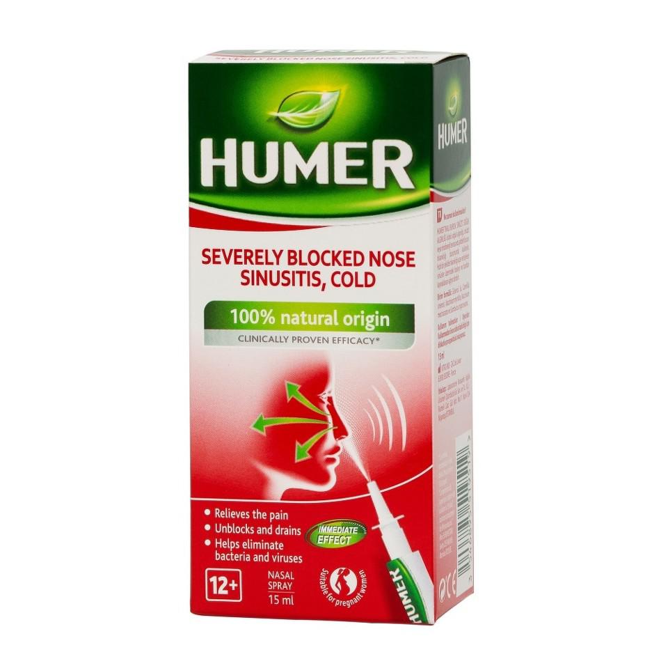 Spray nazal sinuzita, 15 ml, Humer