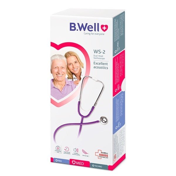 Stetoscop cu cap dublu, culoare violet WS-2