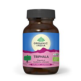 Triphala | Digestie & Curatare Colon, 60 capsule vegetale, Organic India