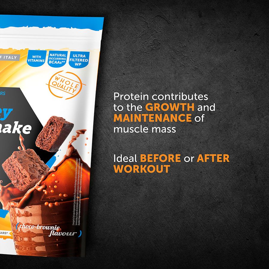 100% WHEY PROTEIN SHAKE> Choco-Brownie, 900 gr, Named Sport