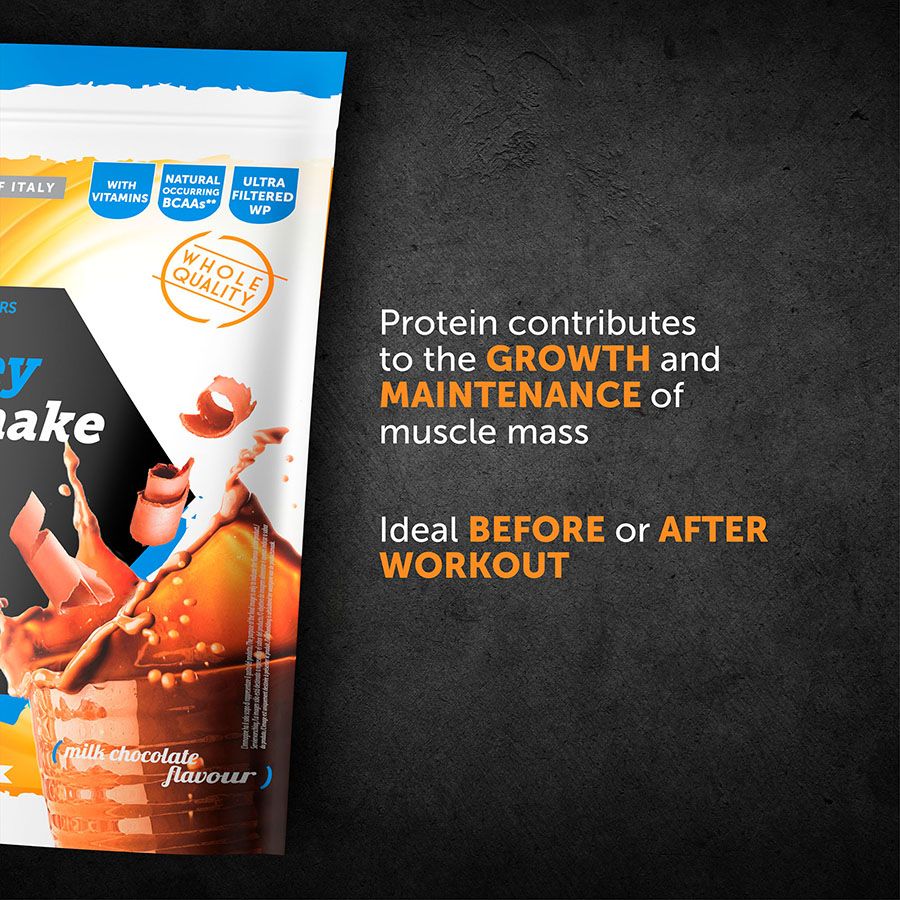 100% WHEY PROTEIN SHAKE> Milk Chocolate, 900 gr, Named Sport