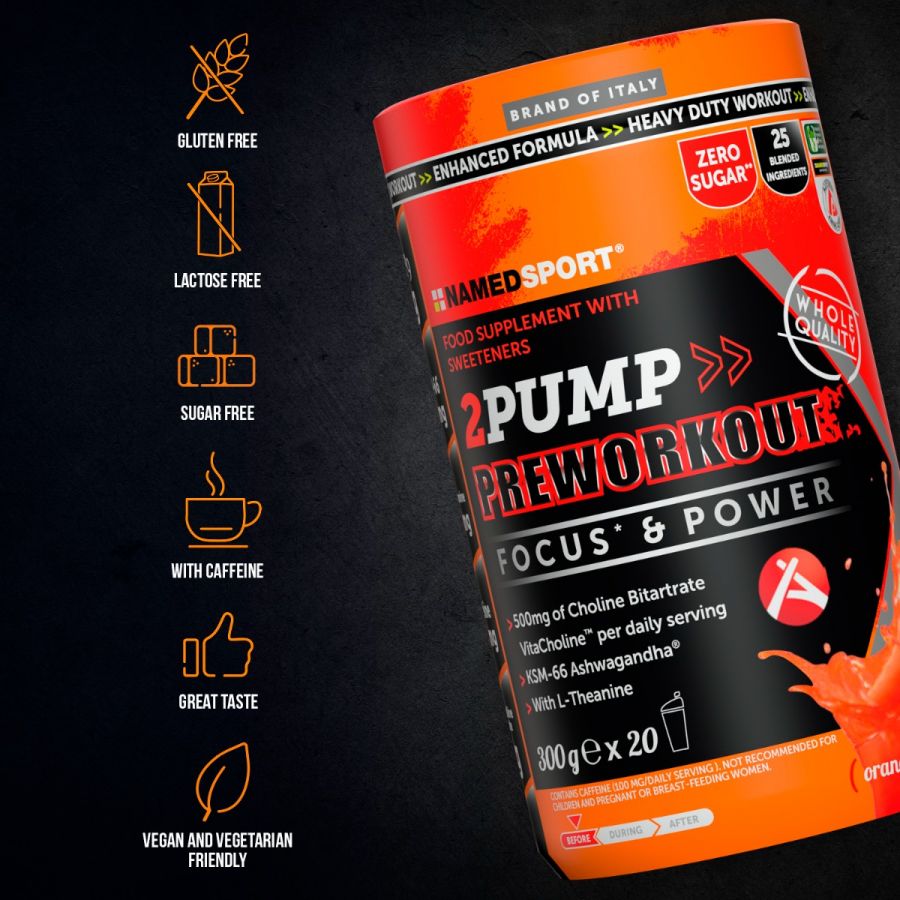 2PUMP>> PREWORKOUT, 300 gr, Named Sport