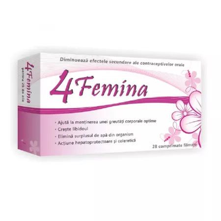 4 Femina, 28 comprimate, Zdrovit-