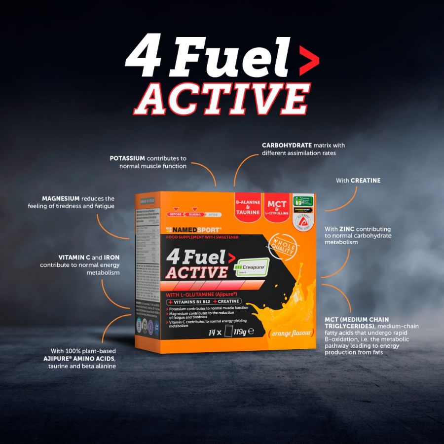 4FUEL> ACTIVE, 119 gr, 14 plicuri de 8.5 gr, Named Sport