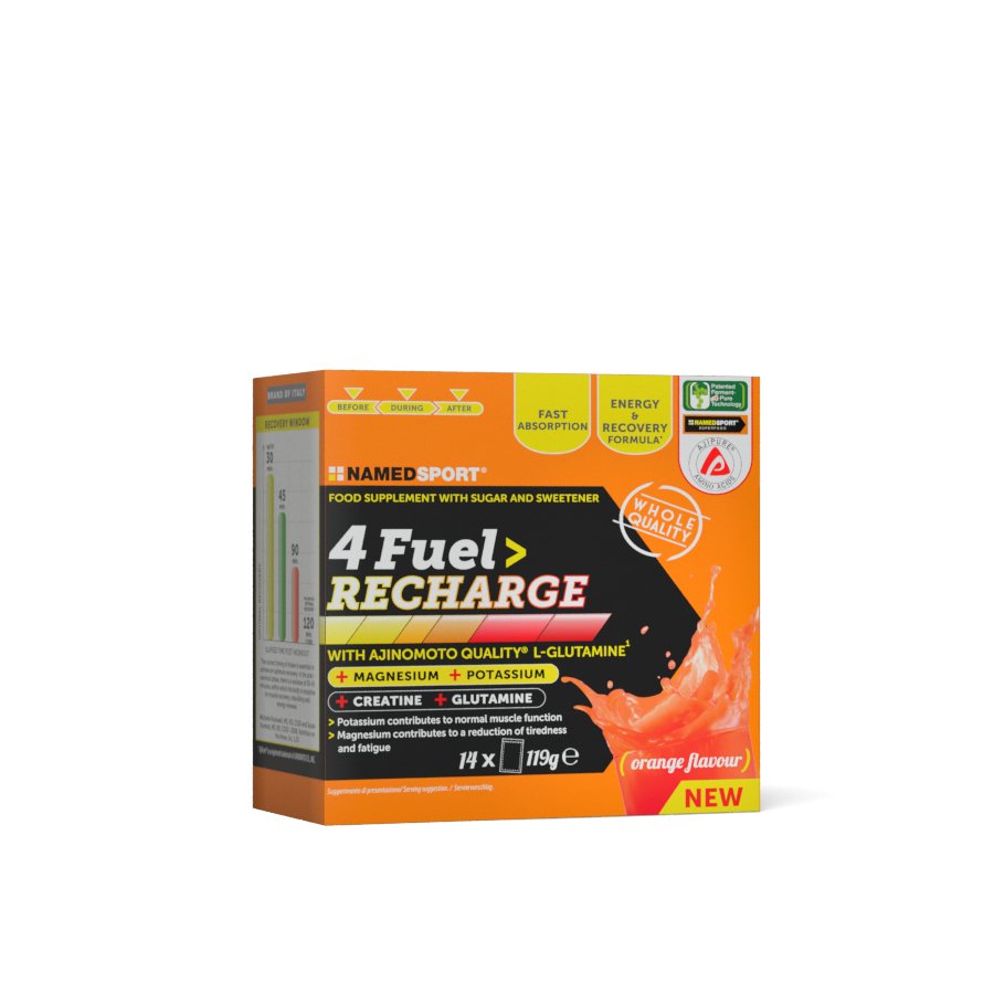 4FUEL> RECHARGE, 119 gr, 14 plicuri de 8.5 gr, Named Sport