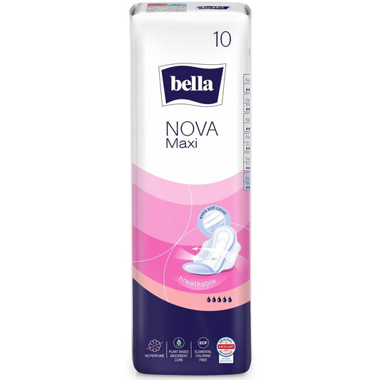 Absorbante Nova Maxi, 10 bucati, Bella