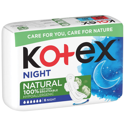 Absorbante Ultra Night Kotex Normal, 6 bucati, Kotex