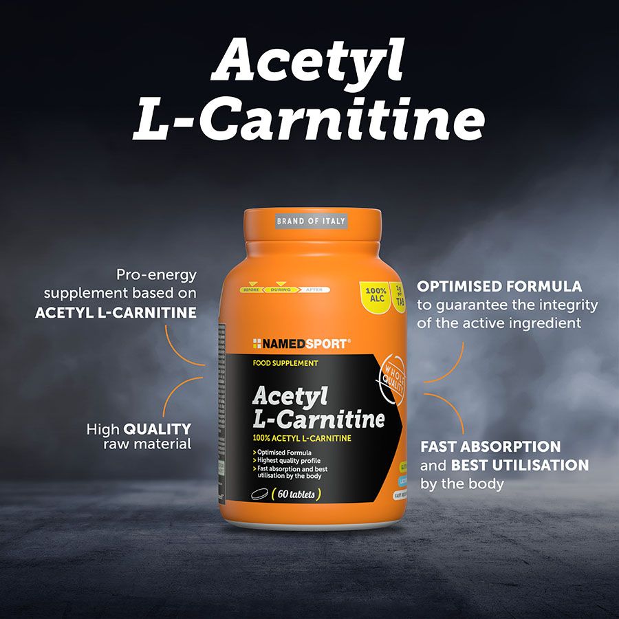 ACETYL L-CARNITINE, 60 comprimate, Named Sport-