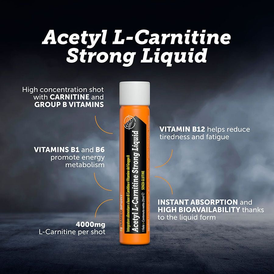 ACETYL L-CARNITINE STRONG LIQUID, 25 ml fiola, Named Sport-