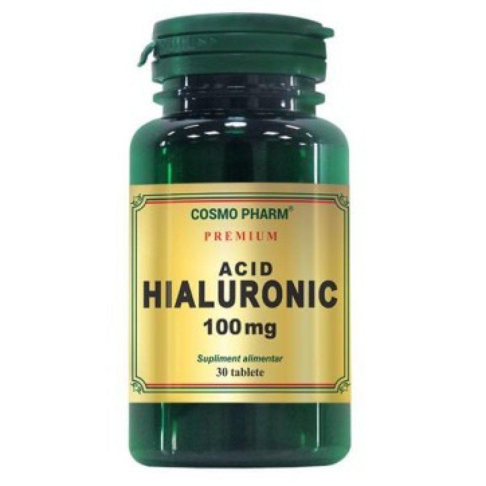 Acid Hialuronic, 100 mg, 30 tablete, Cosmopharm