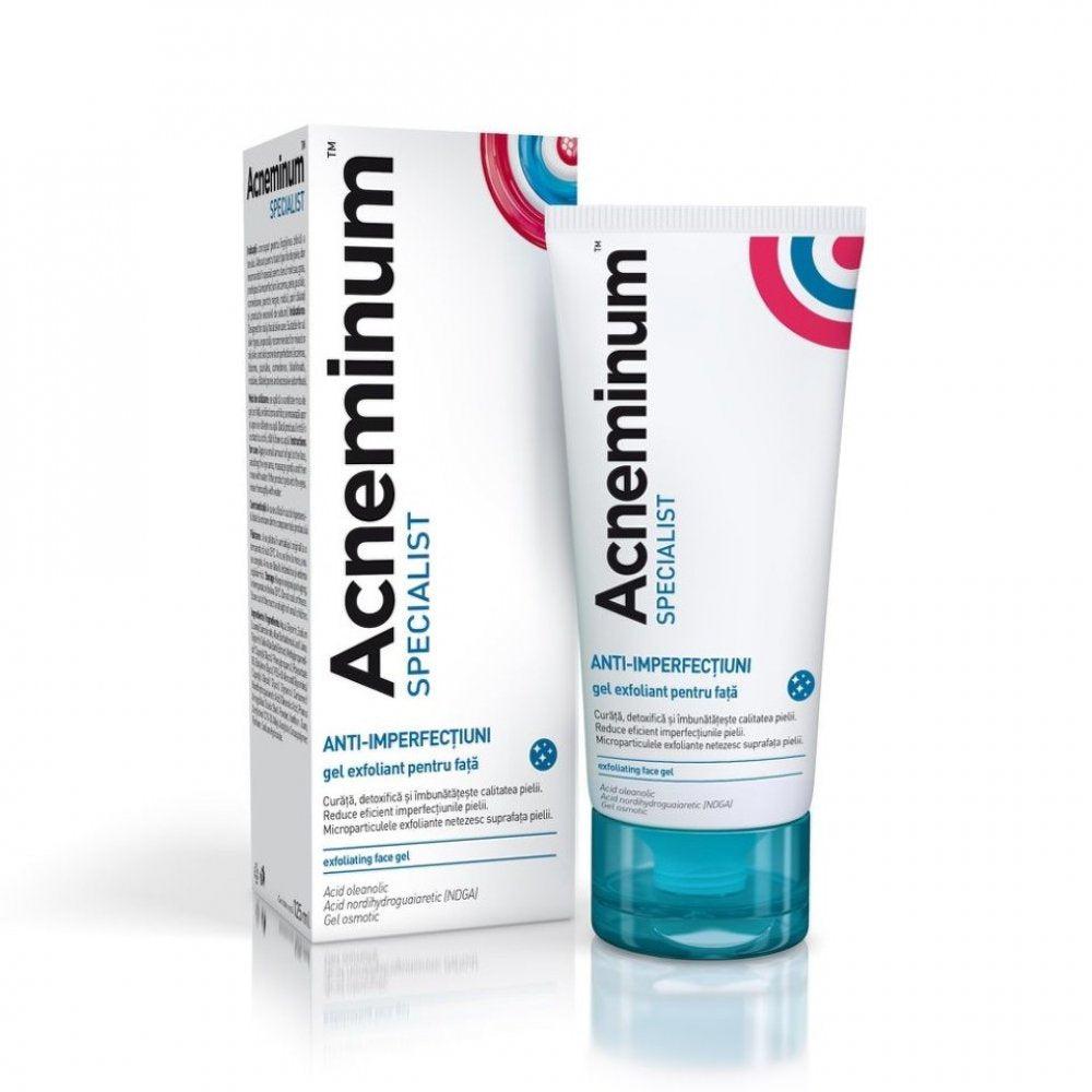 Acneminum Specialist gel exfoliant, 125 mililitri, Aflofarm-