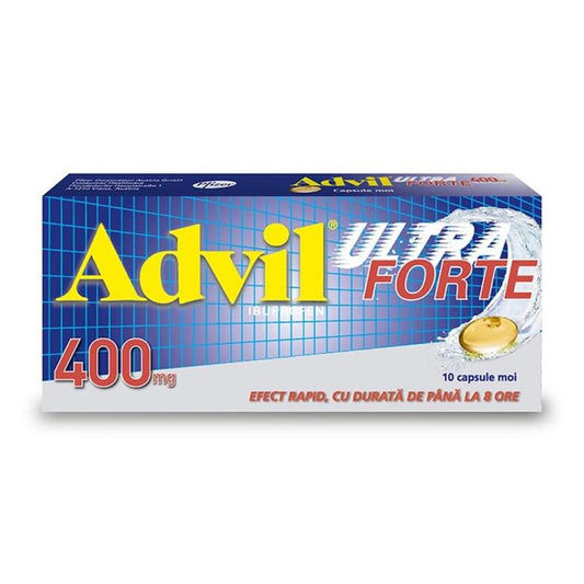 Advil Ultra Forte, 400 mg, 10 capsule, Gsk-