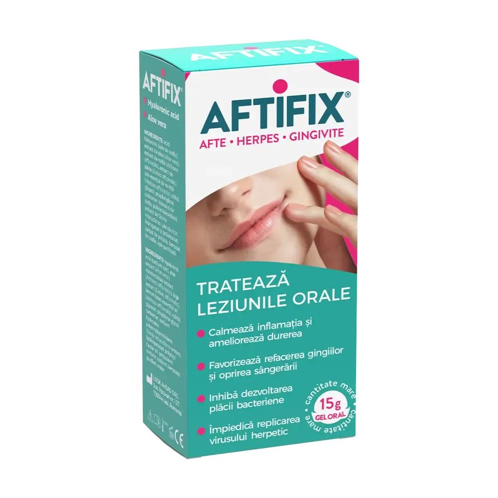 Aftifix gel oral, 15g, Fiterman Pharma - 5944732005344