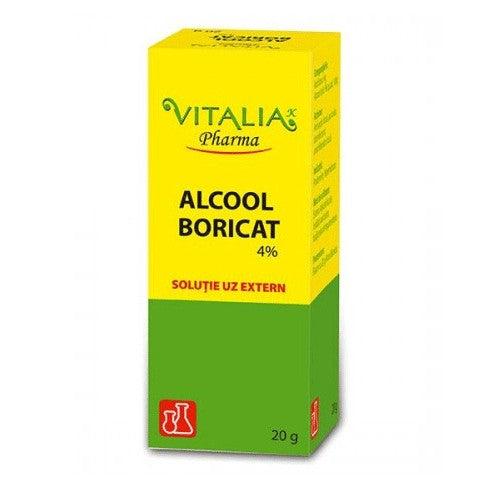 Alcool Boricat, 4%, 20 g, Vitalia