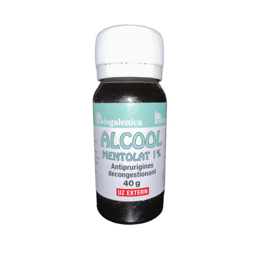 Alcool mentolat 1%, 40 ml, Biogalenica