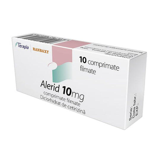 Alerid, 10 miligrame, 10 comprimate filmate, Terapia-