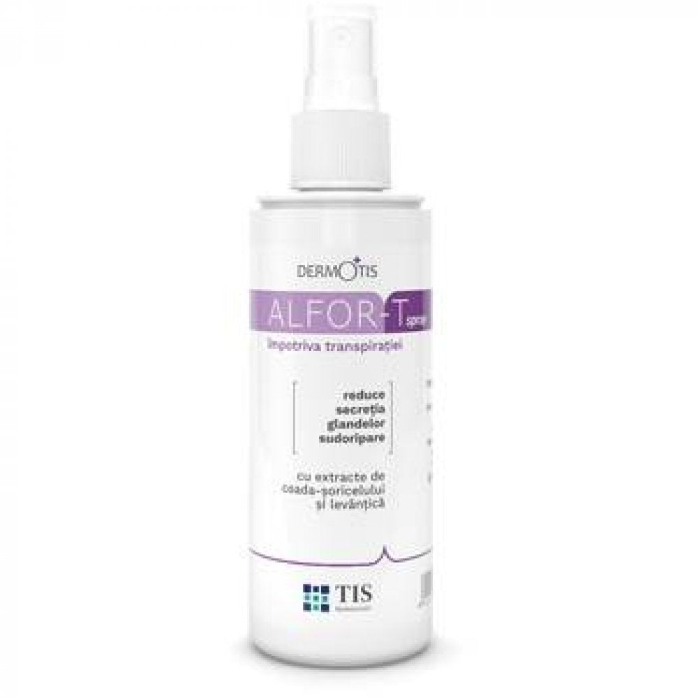 Alfor-T spray impotriva transpiratiei excesive a picioarelor, 110 ml, Tis Farmaceutic-