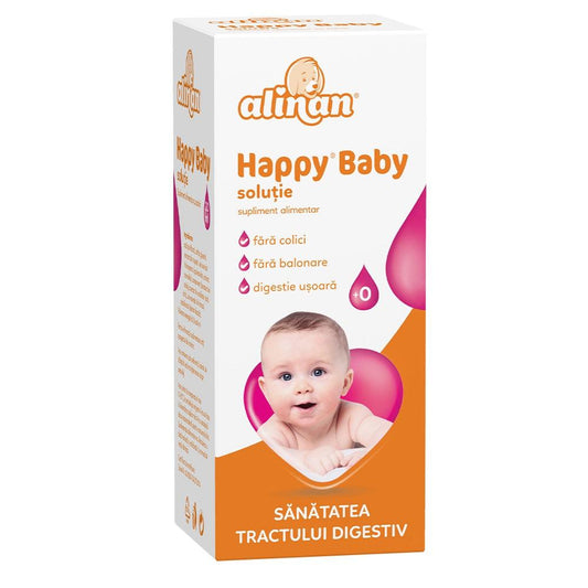 Alinan Happy Baby, solutie anticolici, 20 ml, Fiterman-