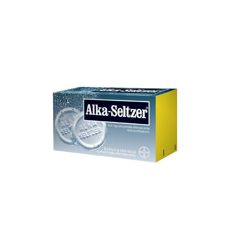 Alka-Seltzer, 324 Mg, 10 Comprimate Efervescente, Bayer – Drogheria ...