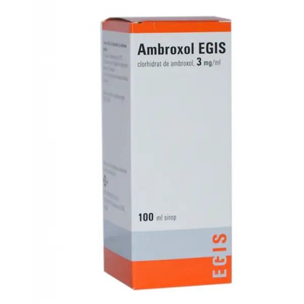 Ambroxol sirop, 15 mg/5ml, 100ml, Egis-
