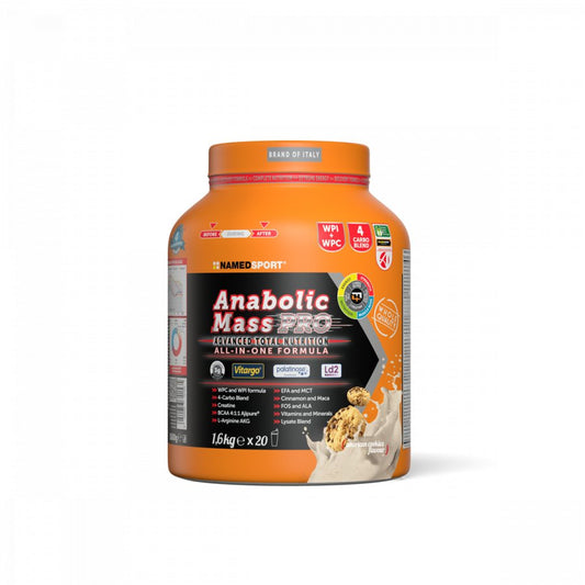 ANABOLIC MASS PRO> American Cookies, 1600 gr, Named Sport-