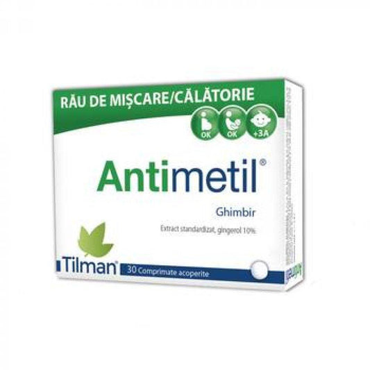 Antimetil, 30 comprimate, Tilman-