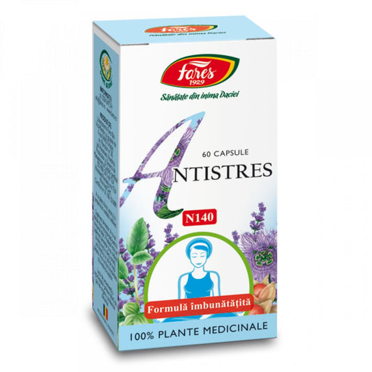 Antistres, N140, 60 capsule, Fares