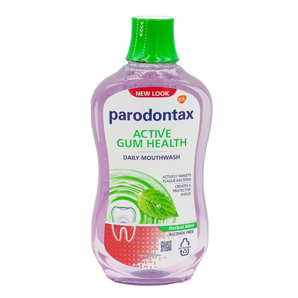 Apa de gura Active Gum Health Herbal Mint Parodontax, 500 ml, Gsk-