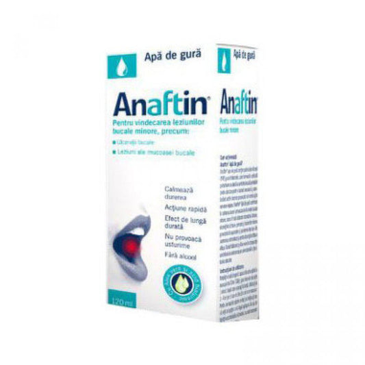 Apa de gura Anaftin, 120 ml, Sinclair Pharma-