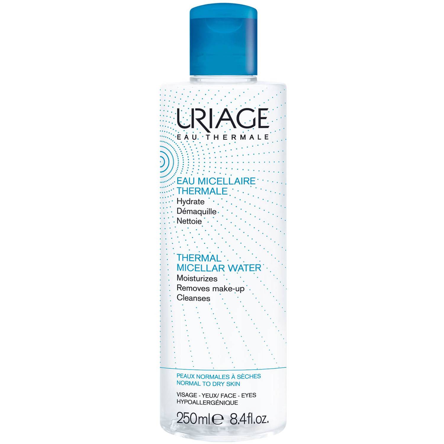 Apa micelara pentru piele normala cu tendinta de uscare, 250 ml, Uriage