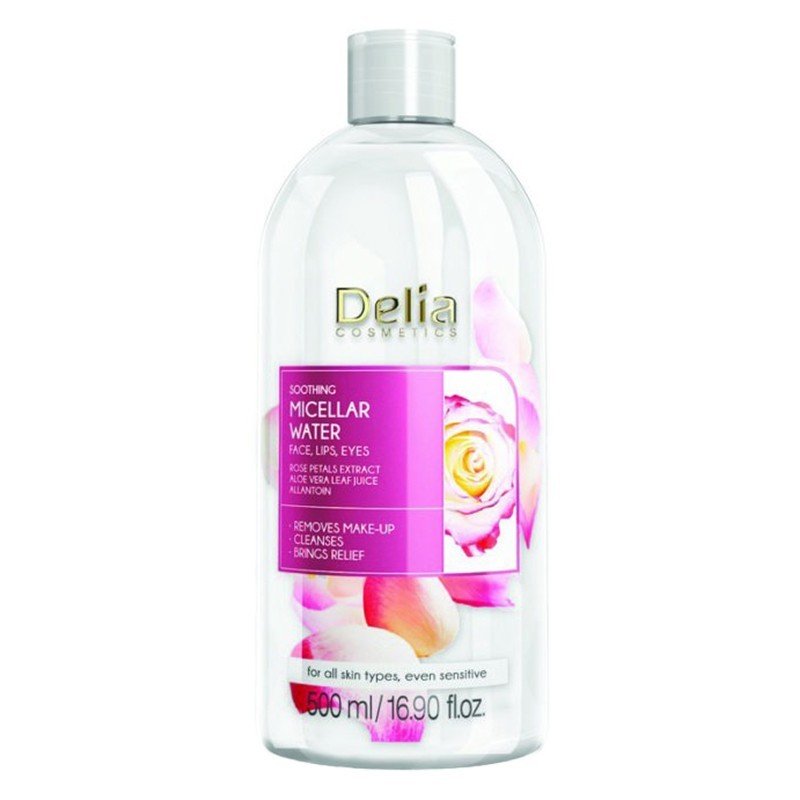 Apa micelara, Soothing Rose 500 ml, Delia Cosmetics