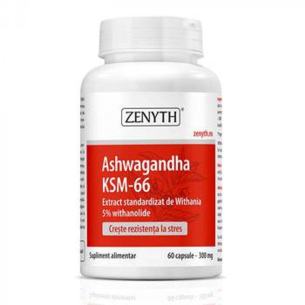 Ashwagandha KSM-66, 60 capsule, Zenyth-