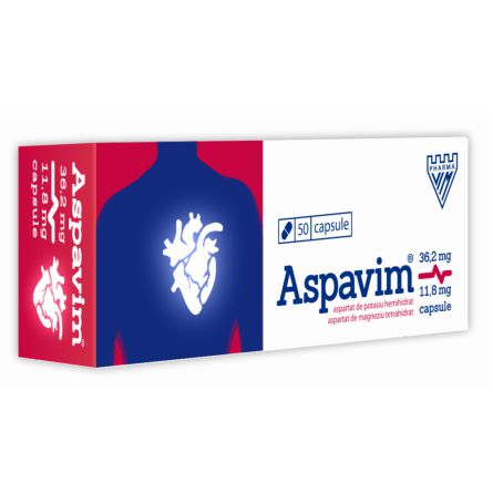 Aspavim, 36,2 miligrame/11,8 miligrame, 50 capsule, Vim Spectrum-