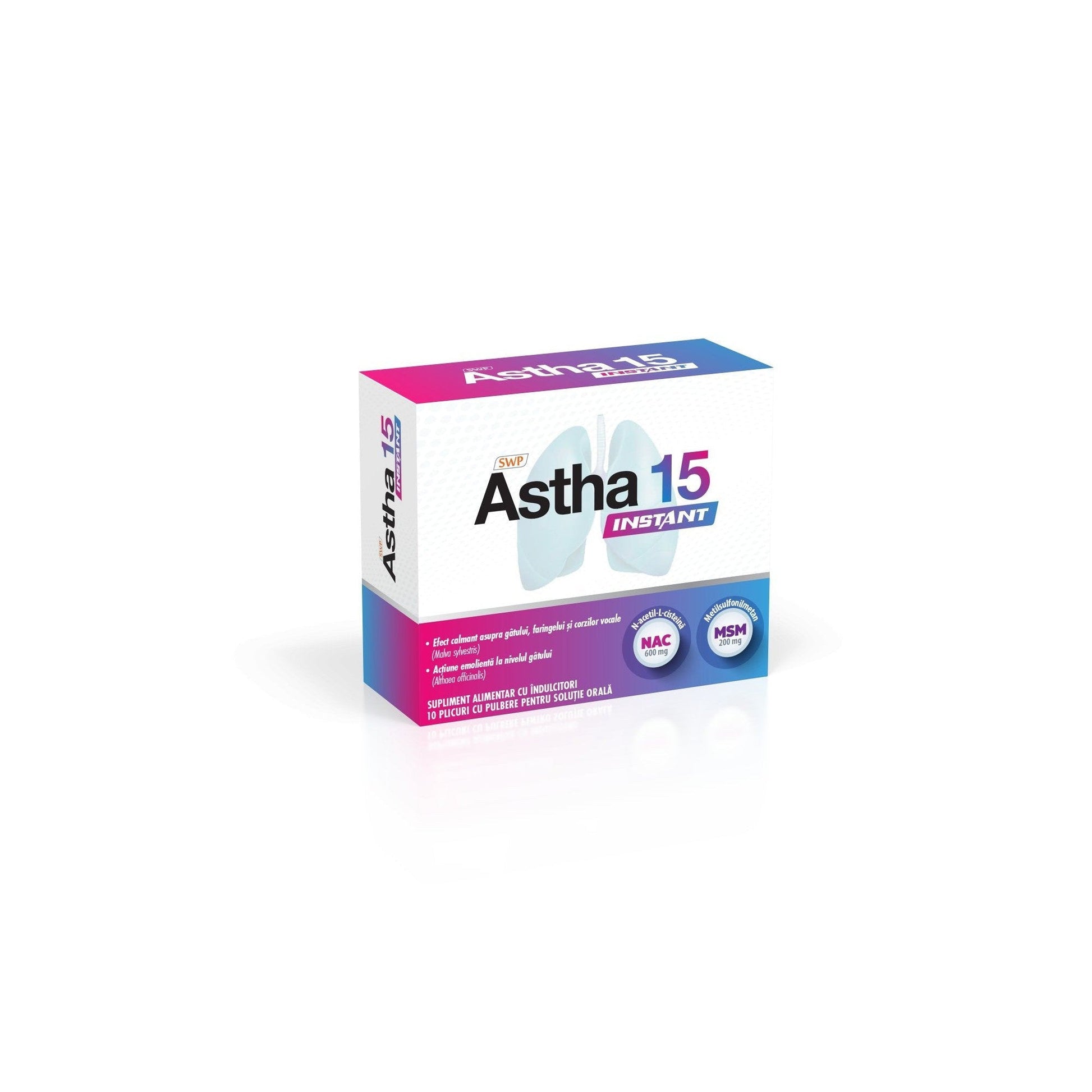 Astha 15 Instant, 10 plicuri, Sun Wave Pharma