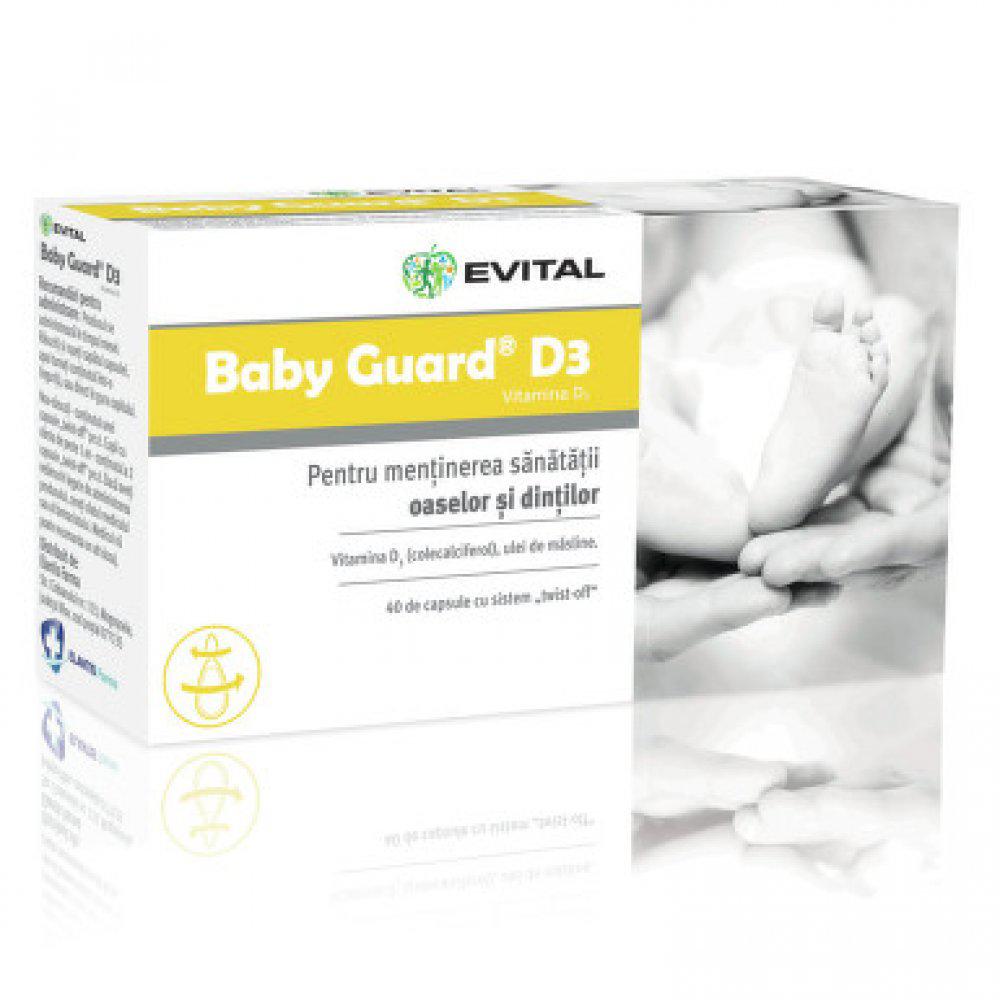 Baby Guard D3, 40 capsule, Evital-