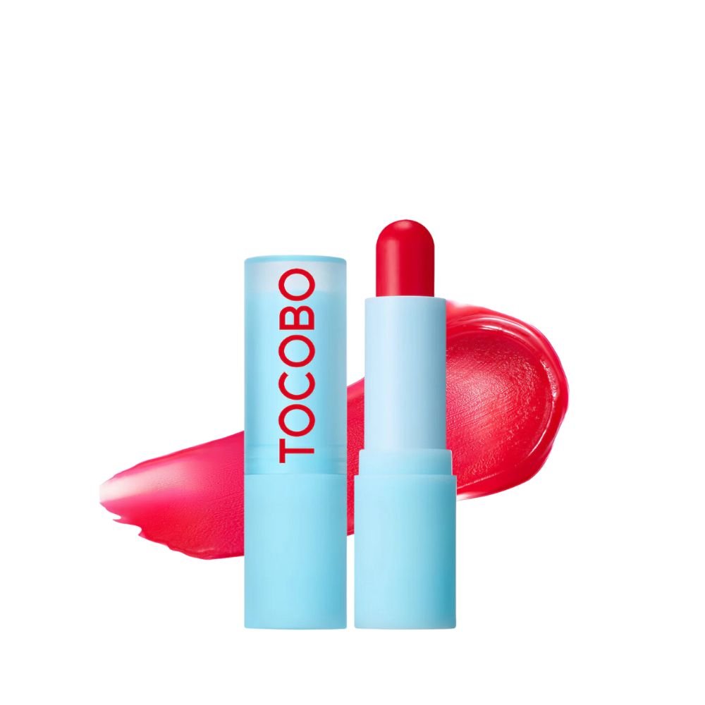 Balsam de buze Glass Tinted Lip Balm, nuanta 011 Flush Cherry, 3.5g, TOCOBO