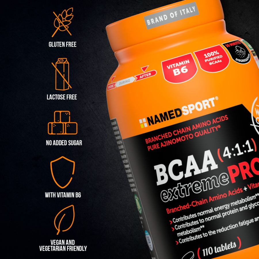 BCAA 4:1:1 extremePRO, 110 comprimate, Named Sport