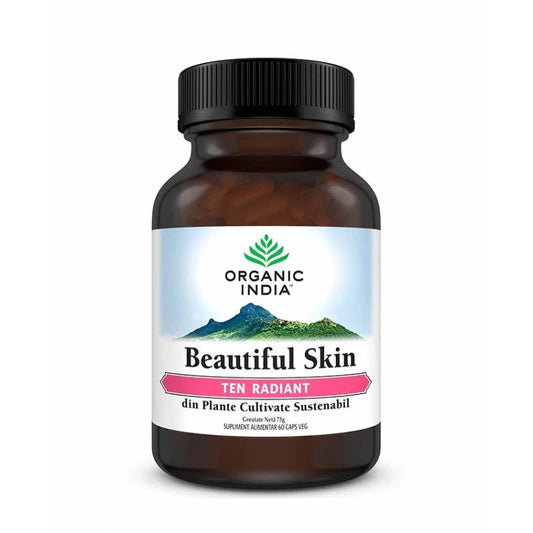 Beautiful Skin, Ten Radiant, 60 capsule vegetale, Organic India-