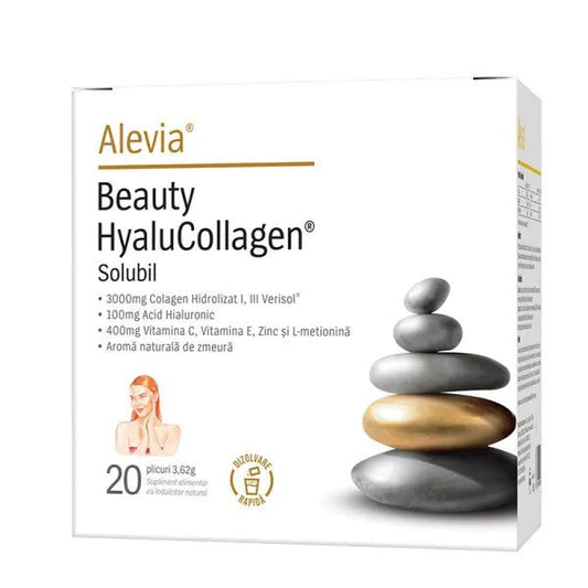 Beauty HyaluCollagen, 20 plicuri, Alevia-